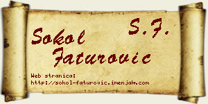 Sokol Faturović vizit kartica